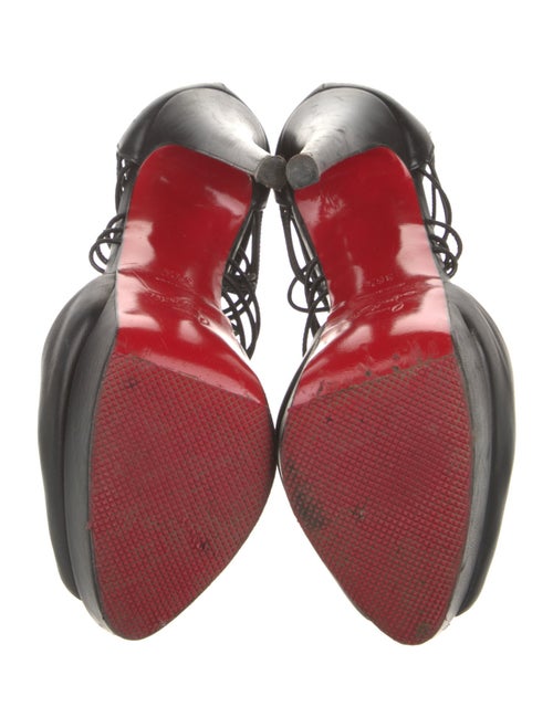 Christian Louboutin Leather T-Strap Pumps