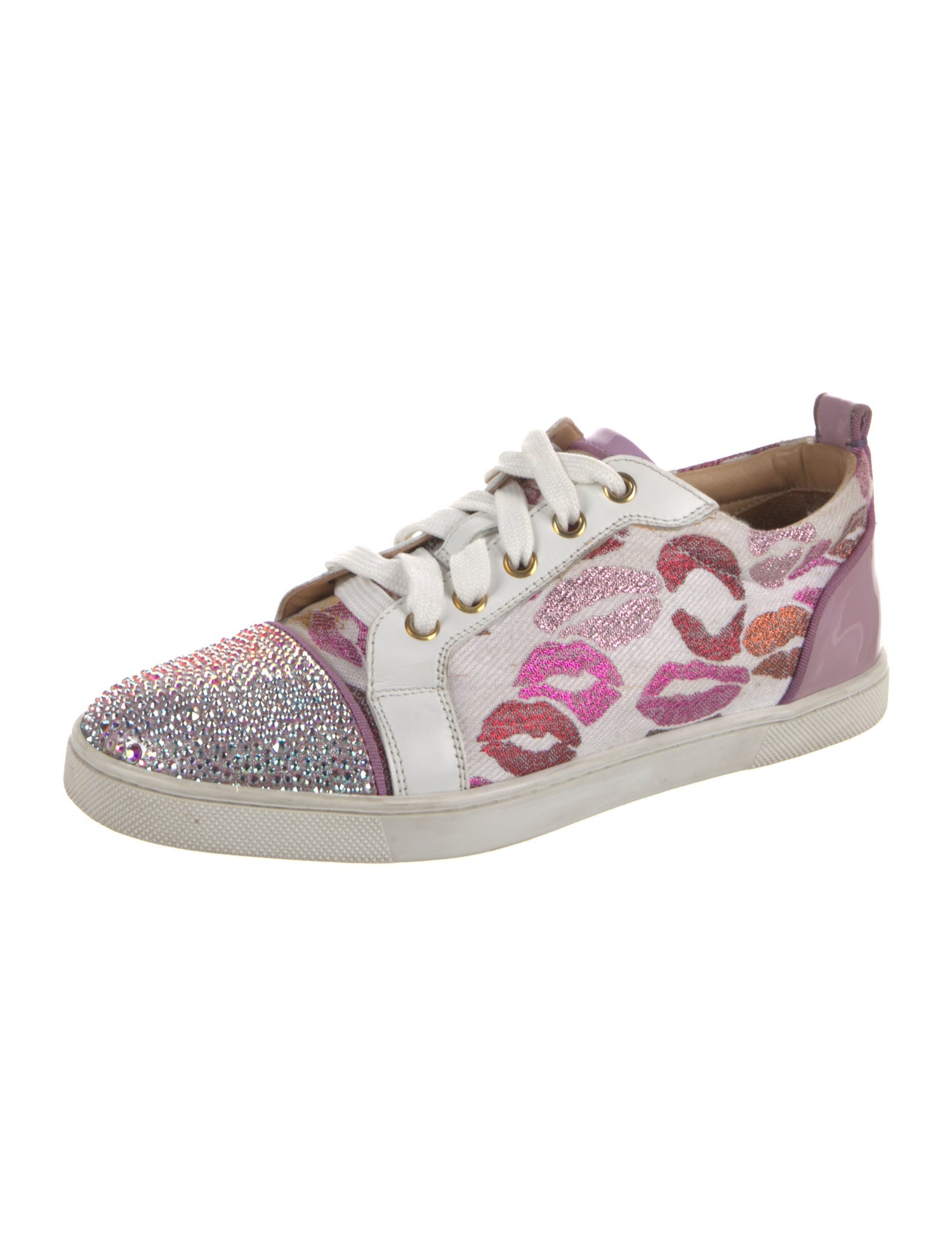 Christian Louboutin Canvas Printed Sneakers