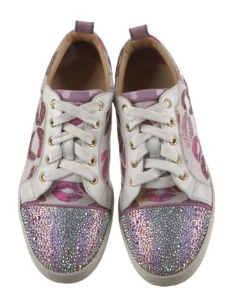 Christian Louboutin Canvas Printed Sneakers