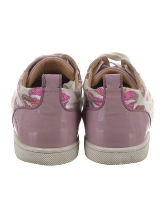 Christian Louboutin Canvas Printed Sneakers