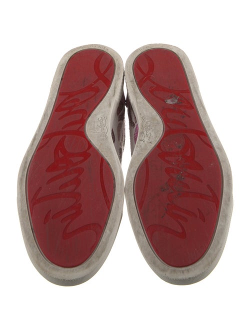 Christian Louboutin Canvas Printed Sneakers