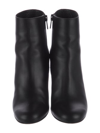 Christian Louboutin Spike Accents Leather Boots