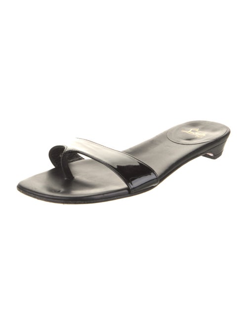 Christian Louboutin Patent Leather Slides