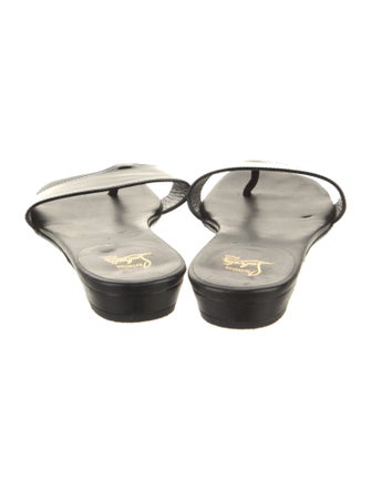 Christian Louboutin Patent Leather Slides