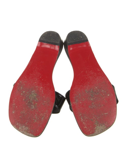Christian Louboutin Patent Leather Slides