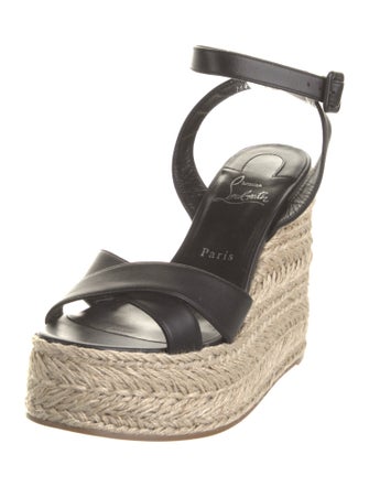 Christian Louboutin Leather Espadrilles