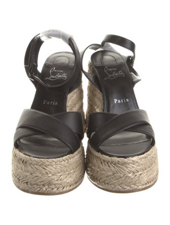 Christian Louboutin Leather Espadrilles