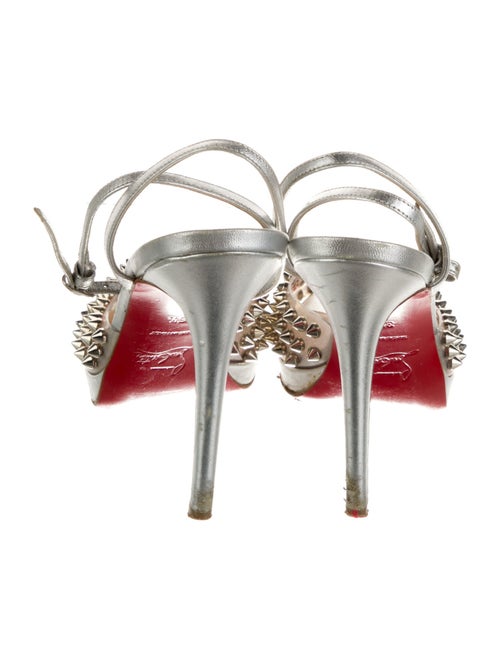 Christian Louboutin Spike Accents PVC Sandals