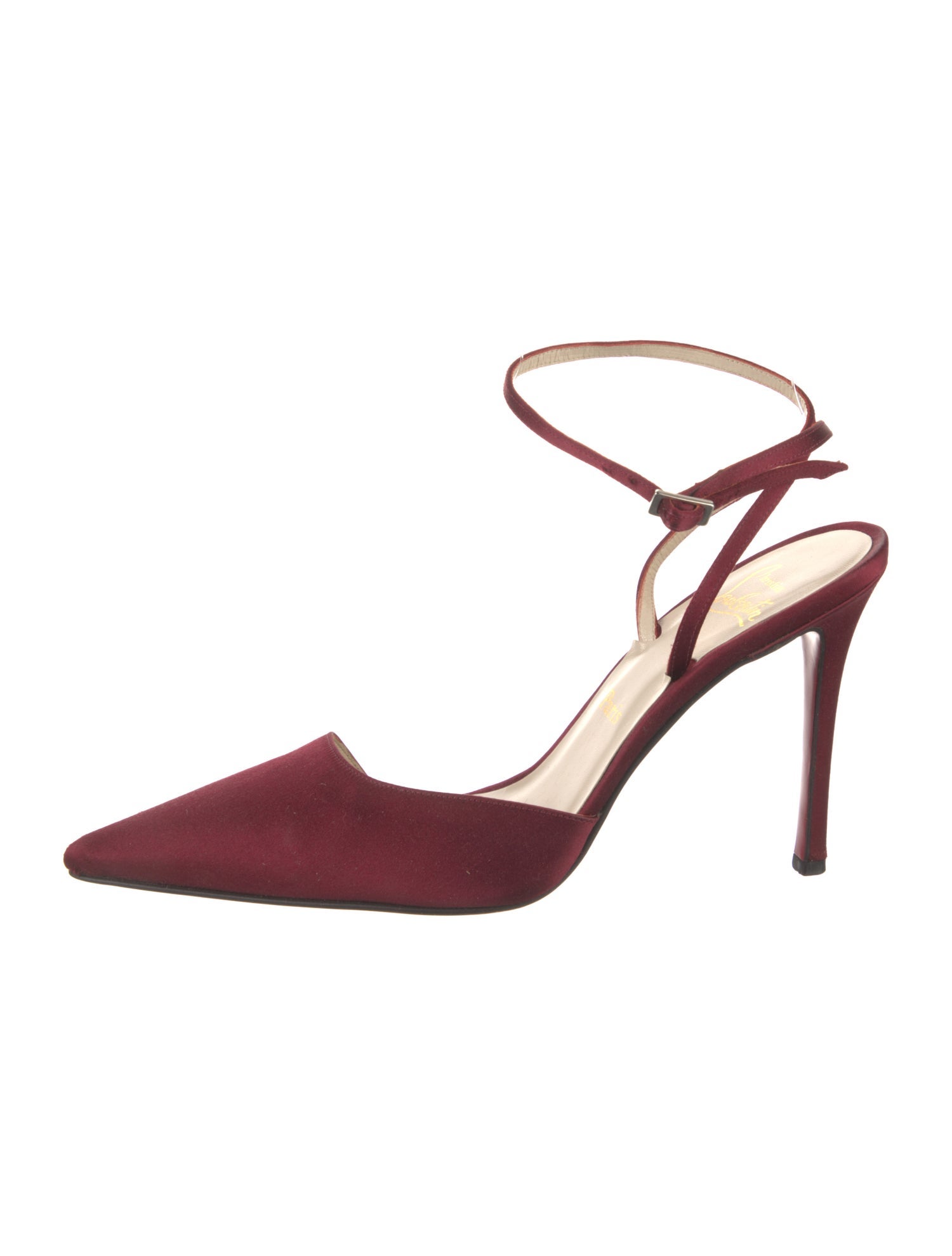 Christian Louboutin Suede Slingback Pumps