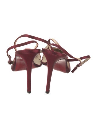 Christian Louboutin Suede Slingback Pumps