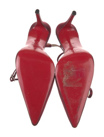 Christian Louboutin Suede Slingback Pumps