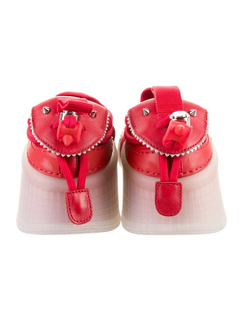 Christian Louboutin Suede Leather Trim Embellishment Sneakers