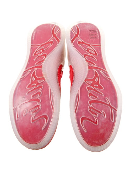 Christian Louboutin Suede Studded Accents Sneakers