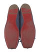 Christian Louboutin Denim Bow Accents Ballet Flats