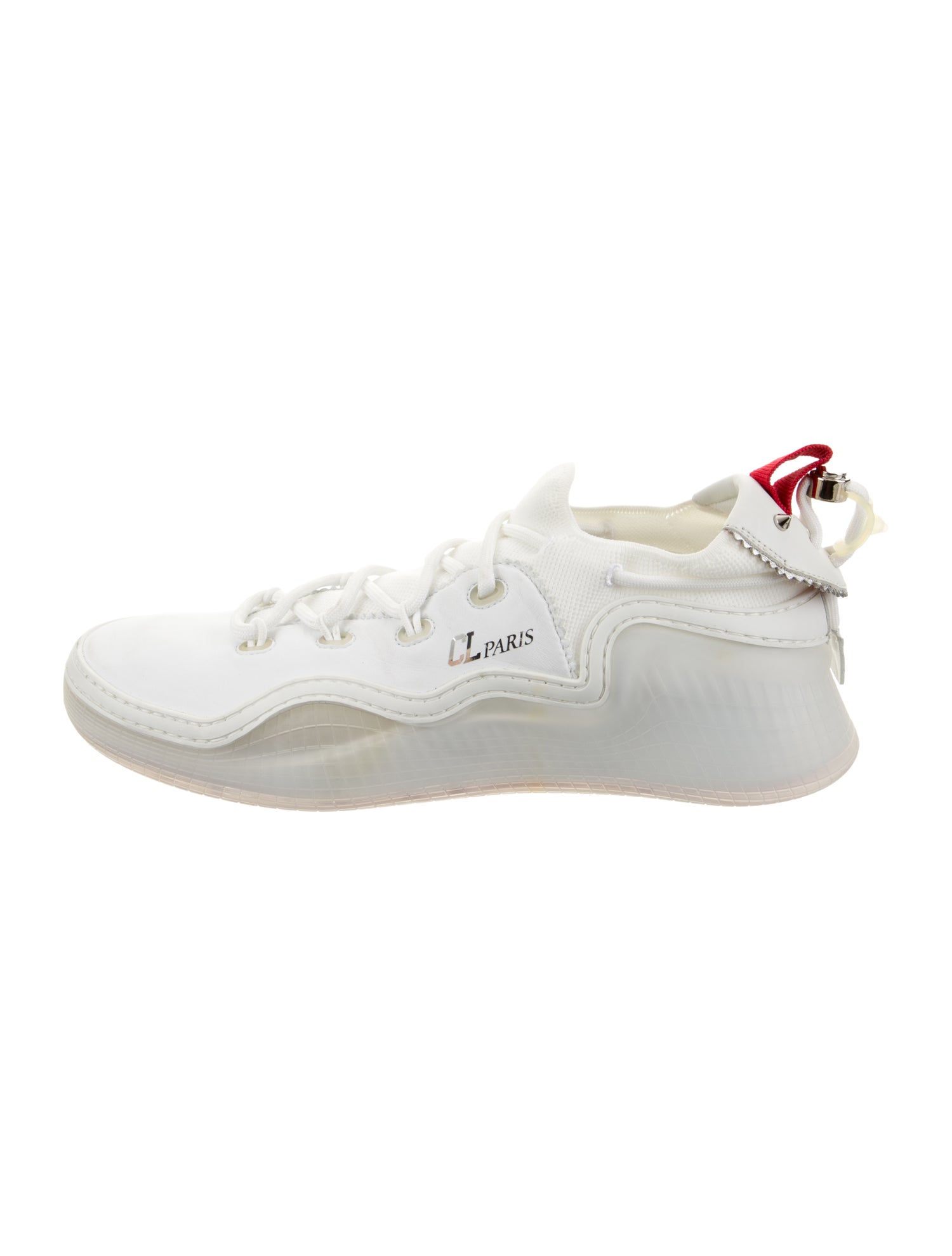 Christian Louboutin Leather Printed Sneakers