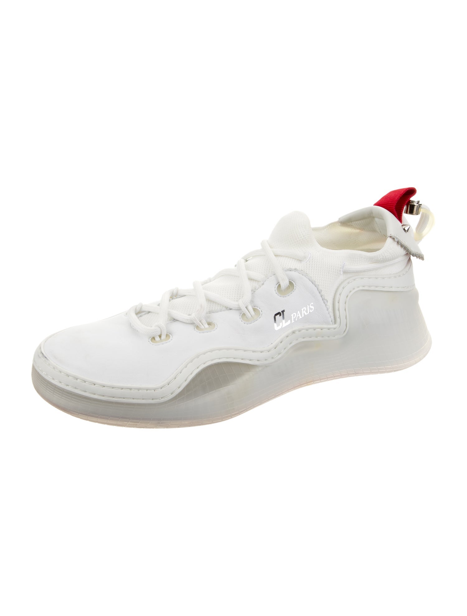 Christian Louboutin Leather Printed Sneakers