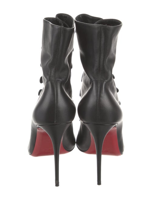 Christian Louboutin Leather Lace-Up Boots