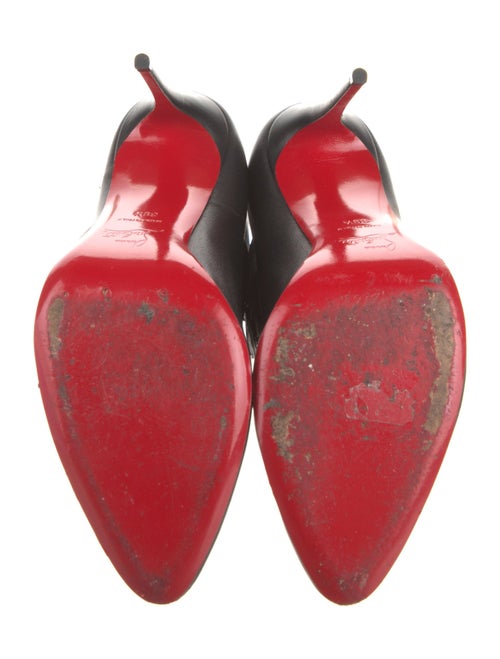 Christian Louboutin Leather Lace-Up Boots