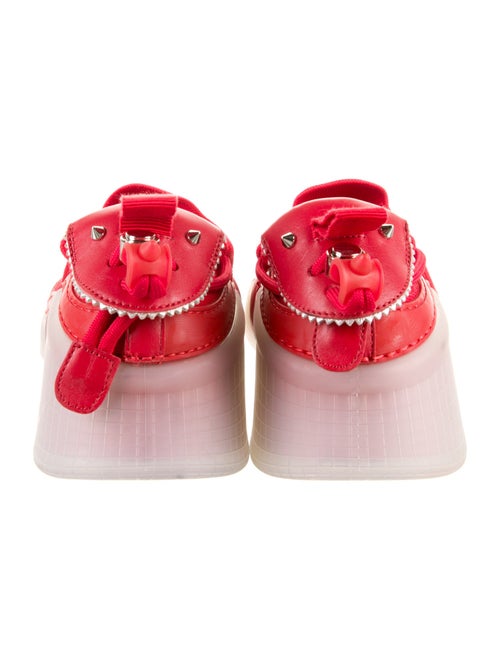 Christian Louboutin Spike Accents Suede Sneakers