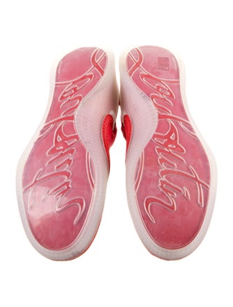 Christian Louboutin Spike Accents Suede Sneakers