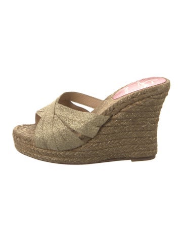 Christian Louboutin Sandals Nylon Espadrilles IT 37 | 7