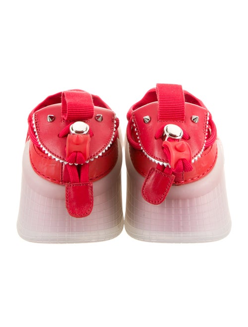 Christian Louboutin Spike Accents Suede Sneakers