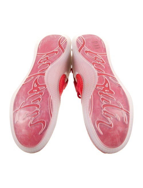 Christian Louboutin Spike Accents Suede Sneakers