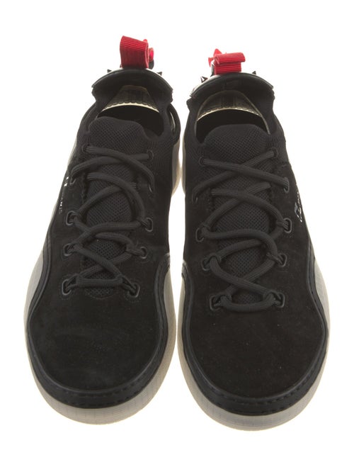 Christian Louboutin Spike Accents Suede Sneakers