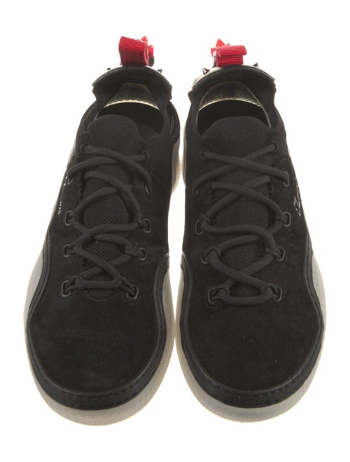 Christian Louboutin Spike Accents Suede Sneakers