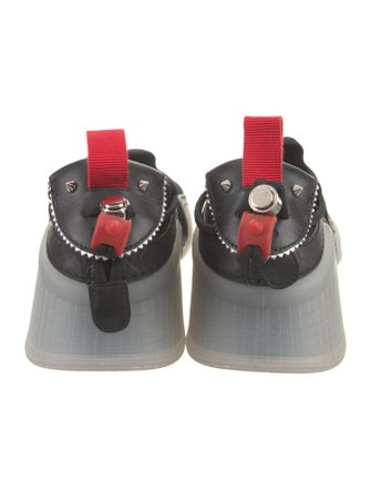 Christian Louboutin Spike Accents Suede Sneakers