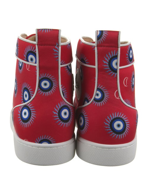 Christian Louboutin Satin Printed Sneakers