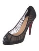 Christian Louboutin Mesh Mesh Accents Pumps
