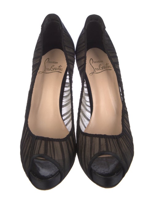 Christian Louboutin Mesh Mesh Accents Pumps