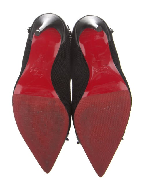 Christian Louboutin Spike Accents Studded Accents Sock Boots