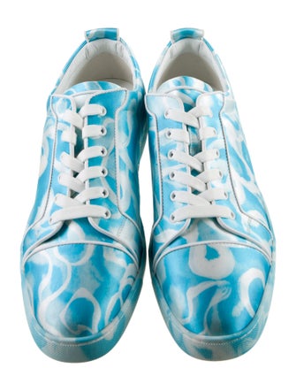 Christian Louboutin Leather Printed Sneakers
