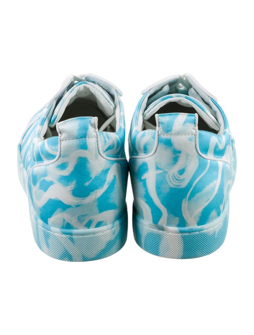 Christian Louboutin Leather Printed Sneakers