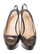 Christian Louboutin Leather Slingback Pumps