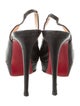 Christian Louboutin Leather Slingback Pumps