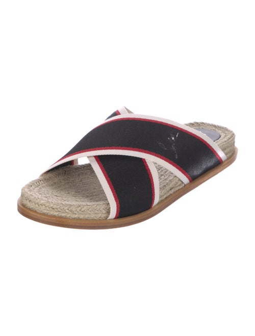 Christian Louboutin Grosgrain Trim Slides