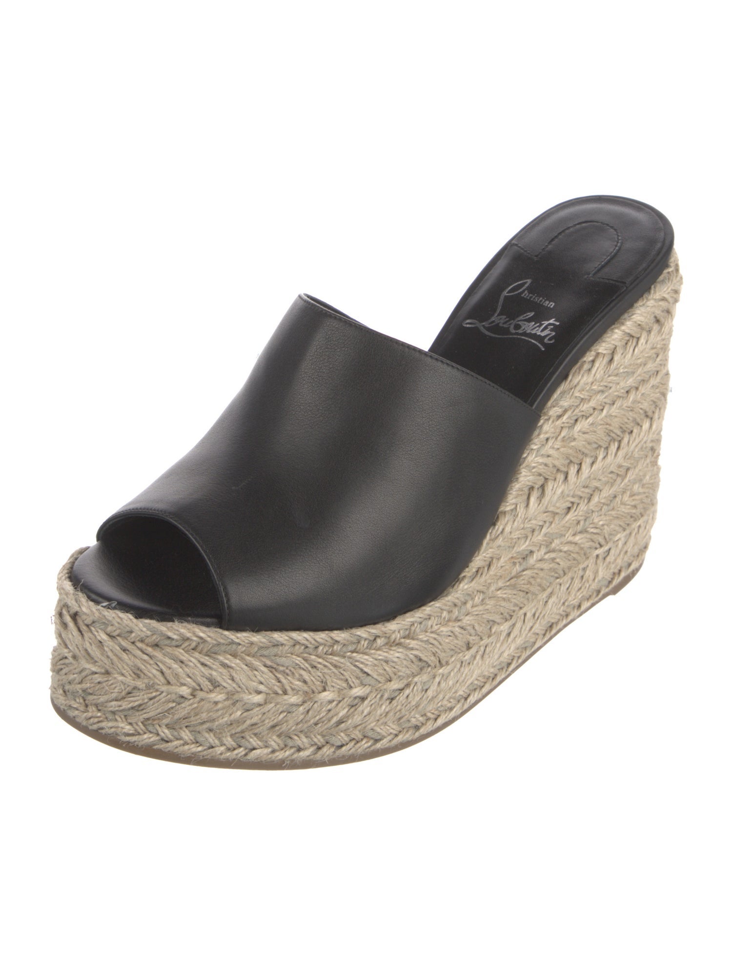 Christian Louboutin Leather Espadrilles