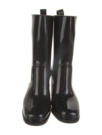 Christian Louboutin Rockstud Spike Rubber Rain Boots