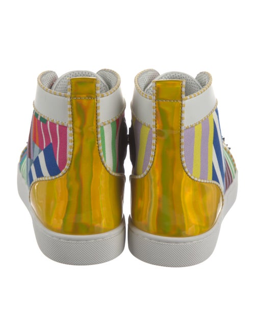Christian Louboutin Printed Studded Accents Sneakers