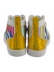 Christian Louboutin Printed Studded Accents Sneakers