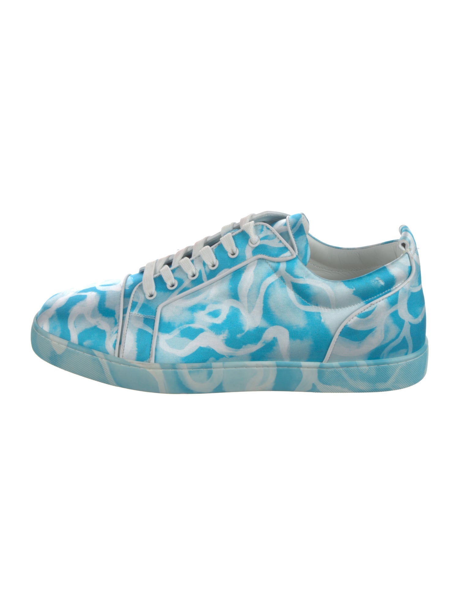 Christian Louboutin Leather Printed Sneakers