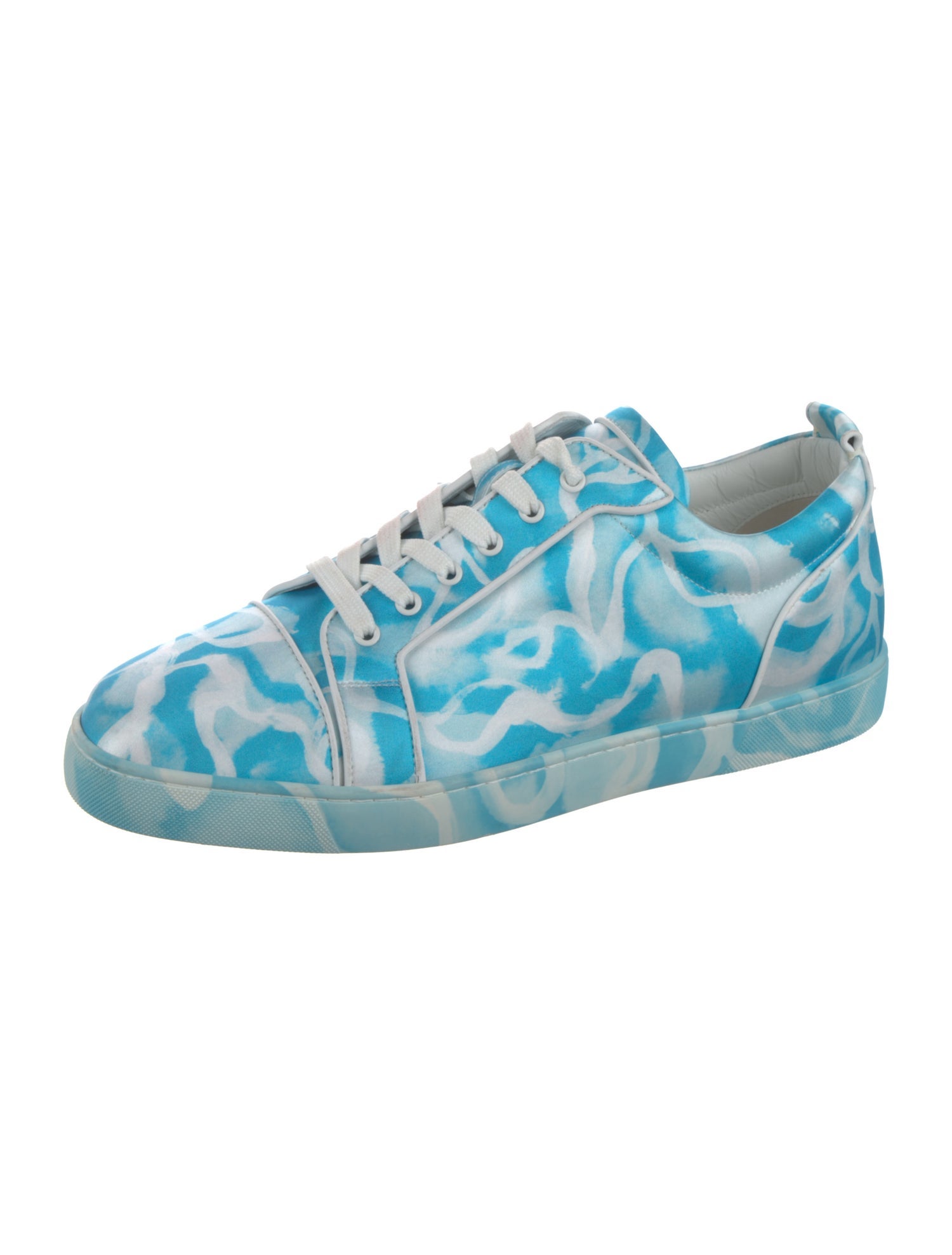 Christian Louboutin Leather Printed Sneakers