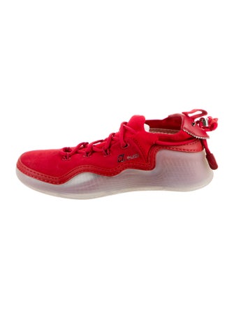 Christian Louboutin Suede Studded Accents Sneakers
