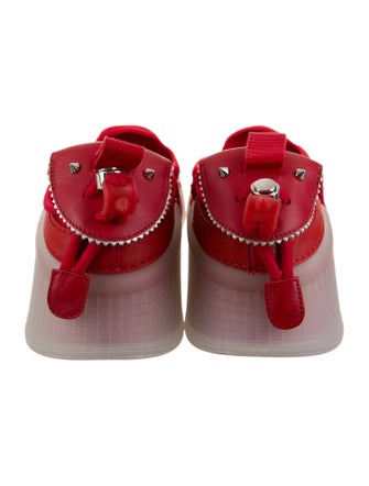 Christian Louboutin Suede Scalloped Accent Sneakers