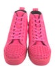 Christian Louboutin Suede Studded Accents Sneakers