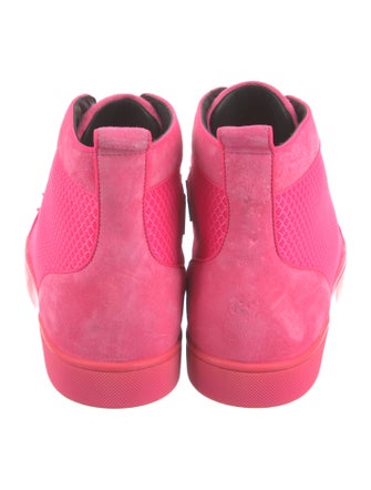 Christian Louboutin Suede Studded Accents Sneakers