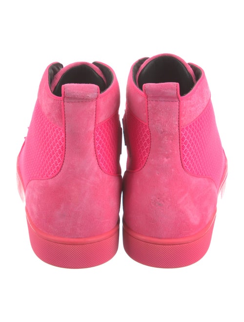 Christian Louboutin Suede Studded Accents Sneakers